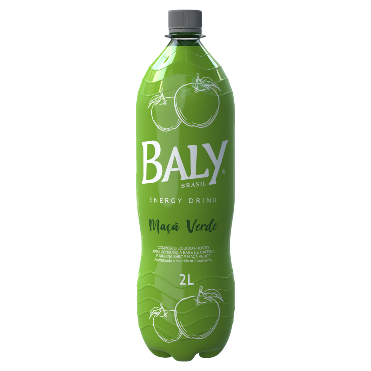 Energético Maçã-Verde Baly Garrafa 2l