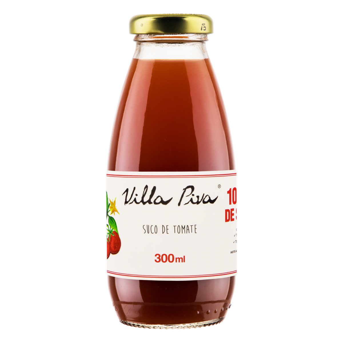Suco Tomate Villa Piva Garrafa 300ml