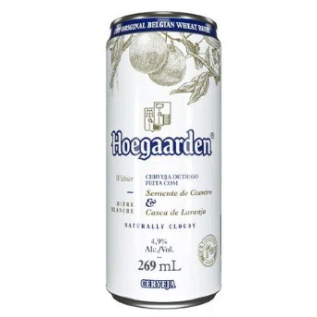 Cerveja Witbier Semente de Coentro e Casca de Laranja Hoegaarden Lata 269ml