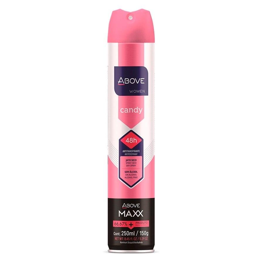 Antitranspirante Jato Seco Invisible Candy Above Women Maxx 250ml Spray