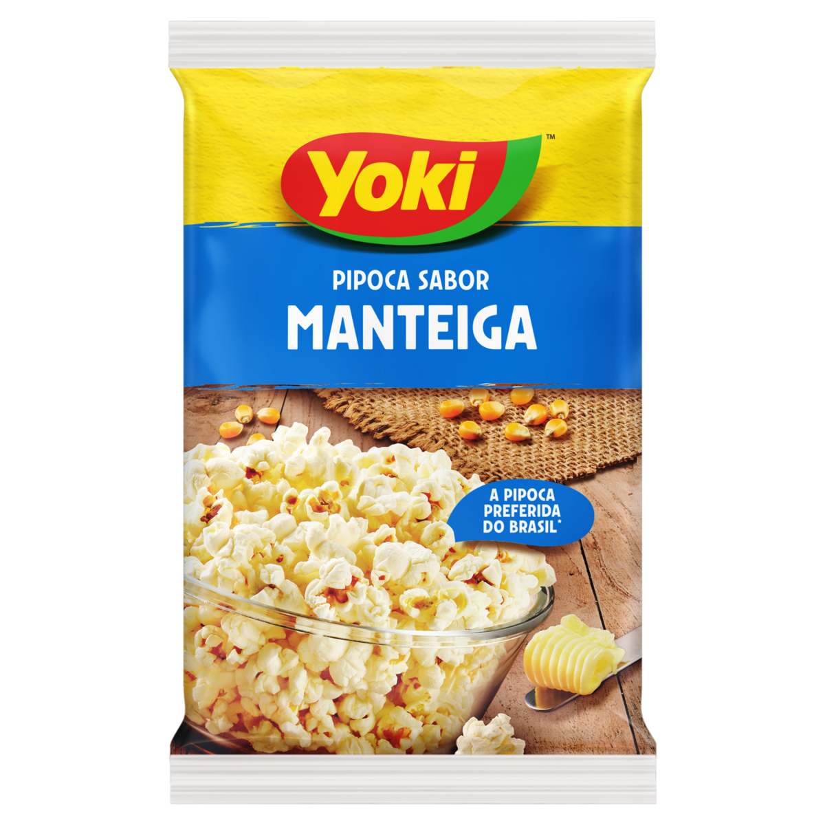 Pipoca para Microondas Manteiga YOKI 50g