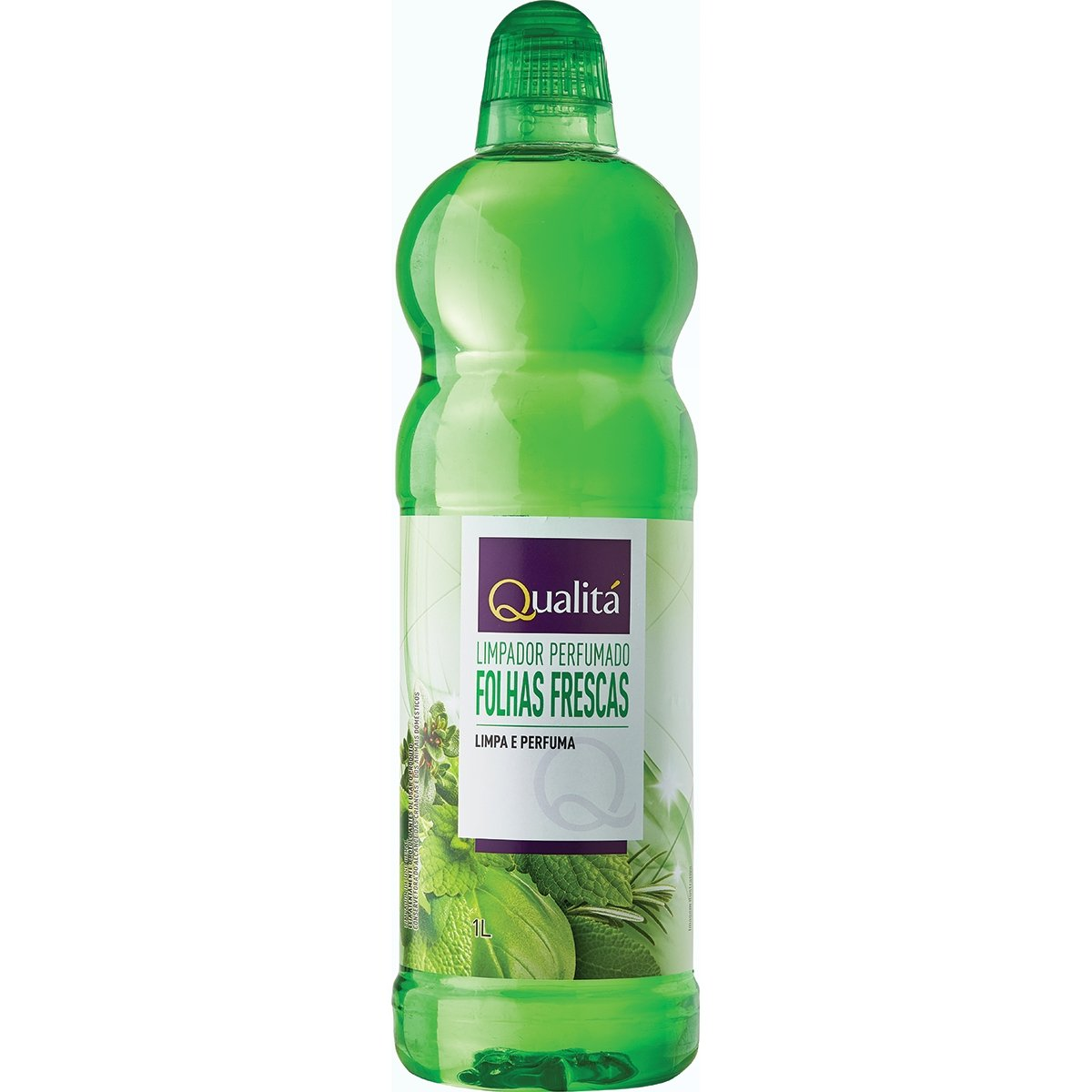 Limpador Perfumado Folhas Frescas Qualitá Frasco 1l