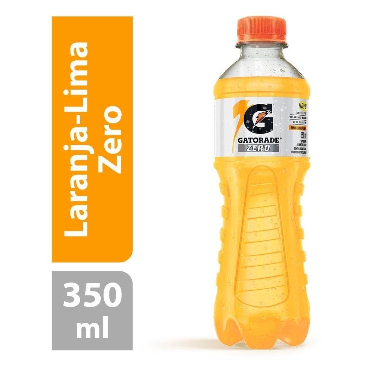 Isotônico Gatorade Zero Açúcar Laranja Garrafa 350ml