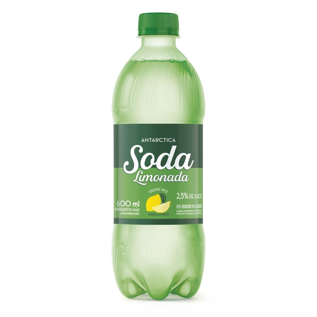 Refrigerante ANTARCTICA Soda Limonada Garrafa 600ml