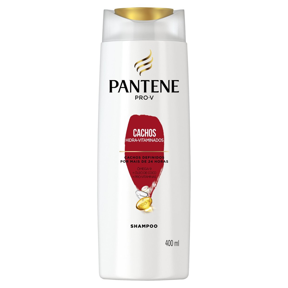 Shampoo Pantene Cachos Hidra-Vitaminados Frasco 400ml