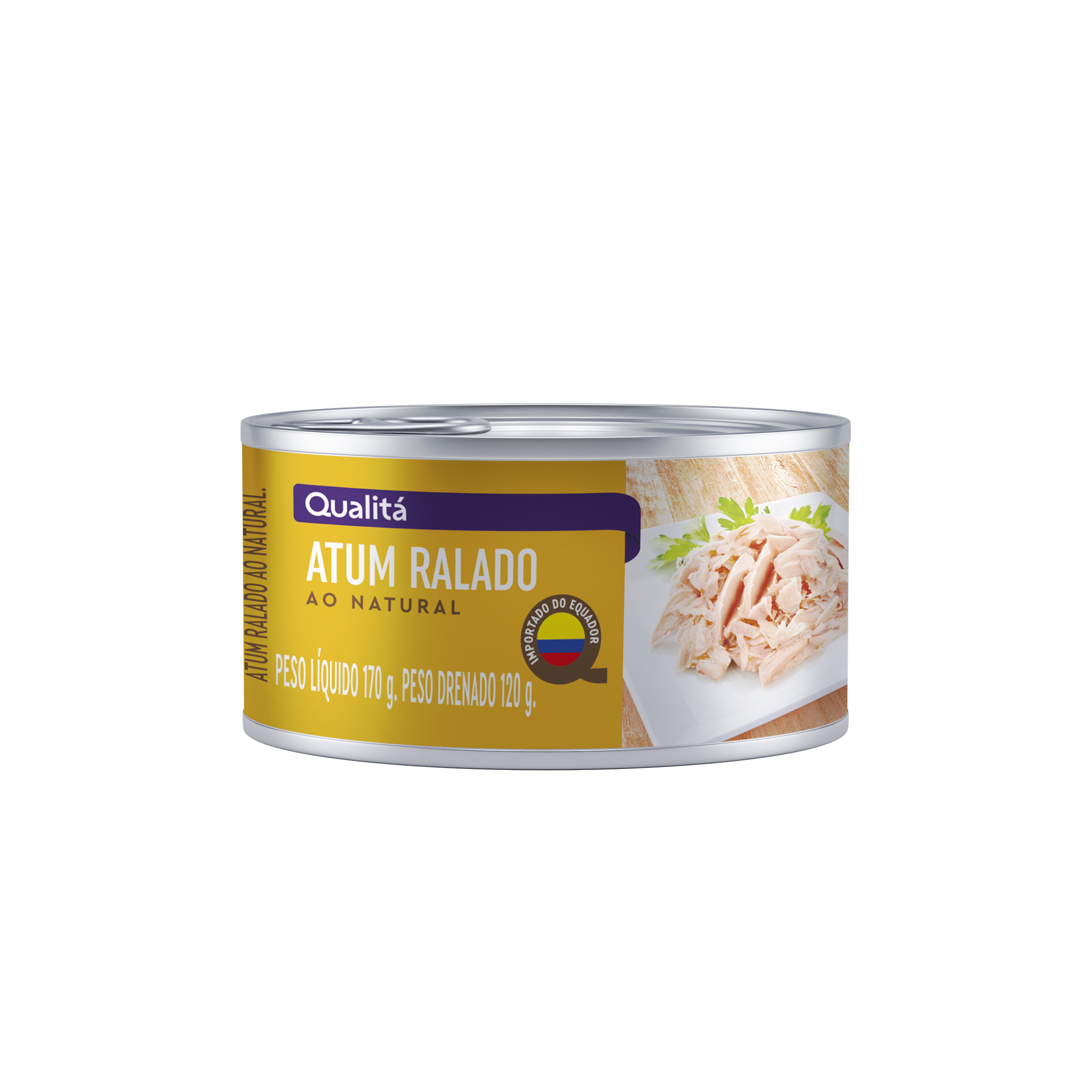 Atum Ralado em Óleo Qualitá Lata 120g