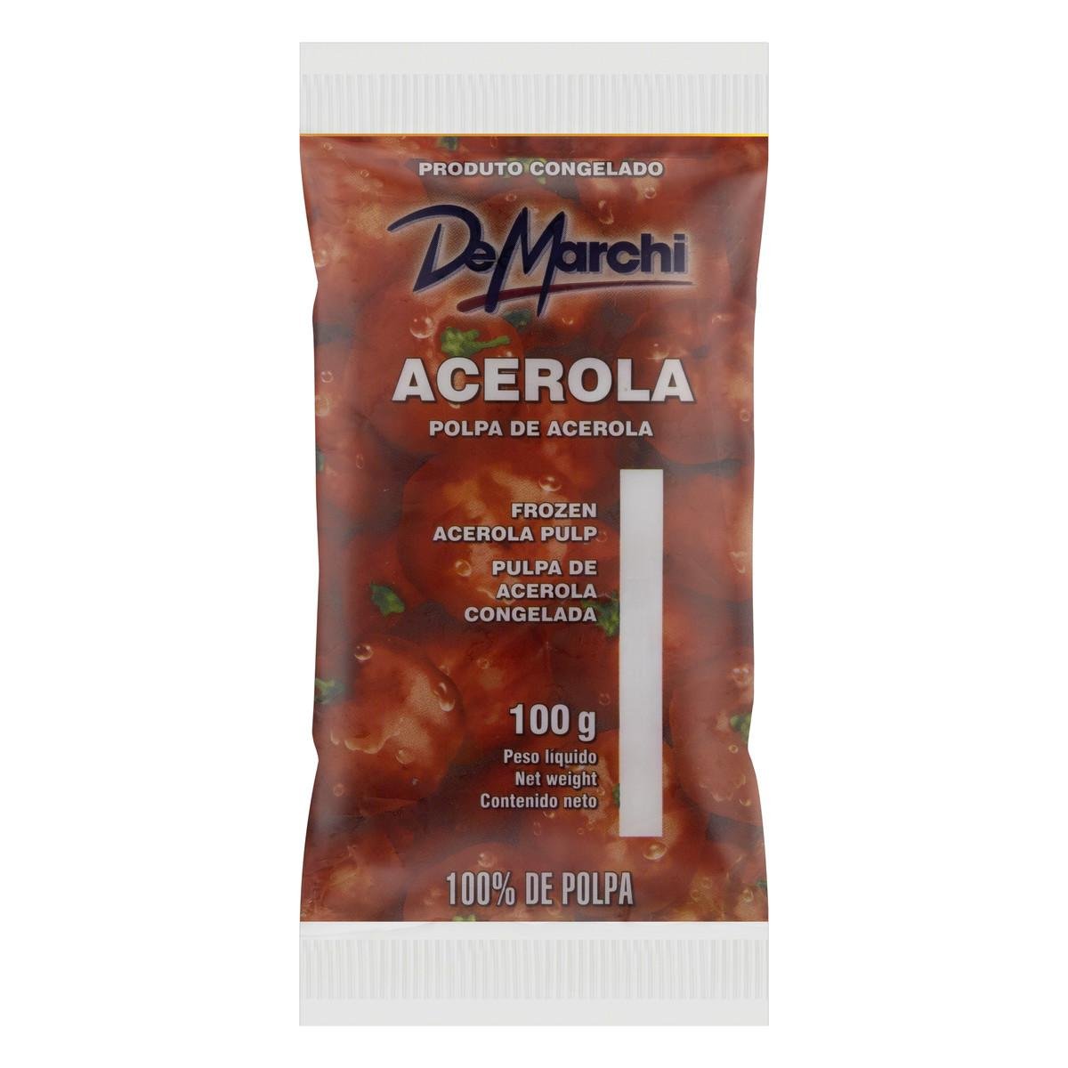Polpa de Fruta Acerola De Marchi Pacote 100g