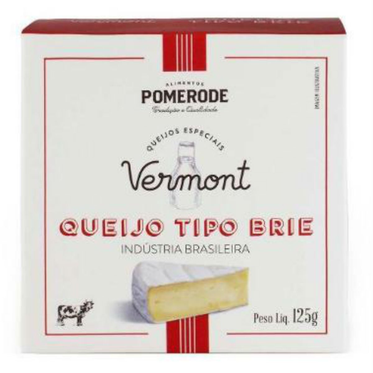 Queijo Tipo Brie POMERODE Vermont Caixa 125g