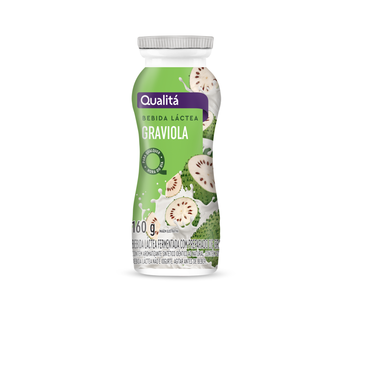 Bebida Láctea Fermentada Graviola Qualitá Frasco 160g