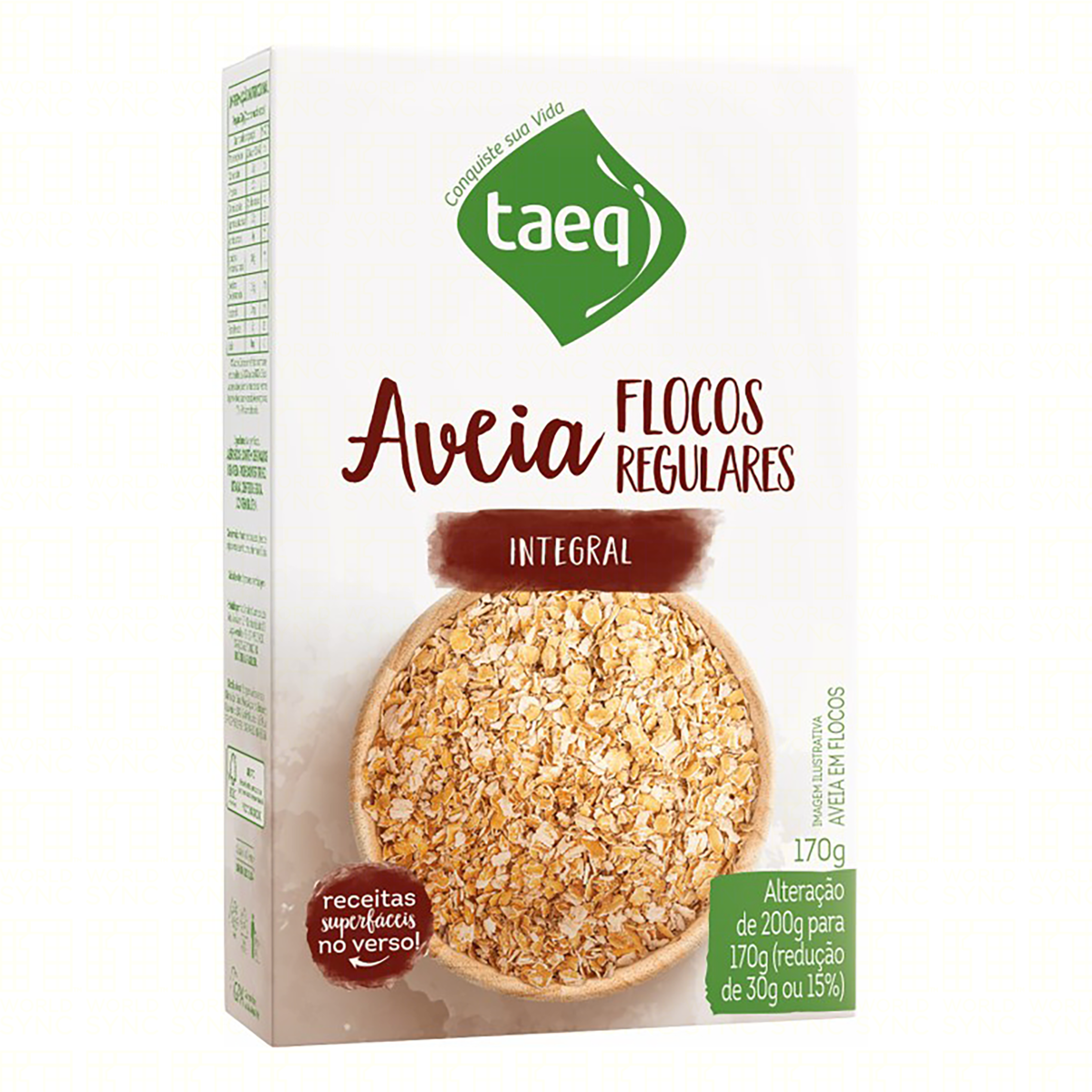 Aveia em Flocos Regulares Taeq Caixa 170g