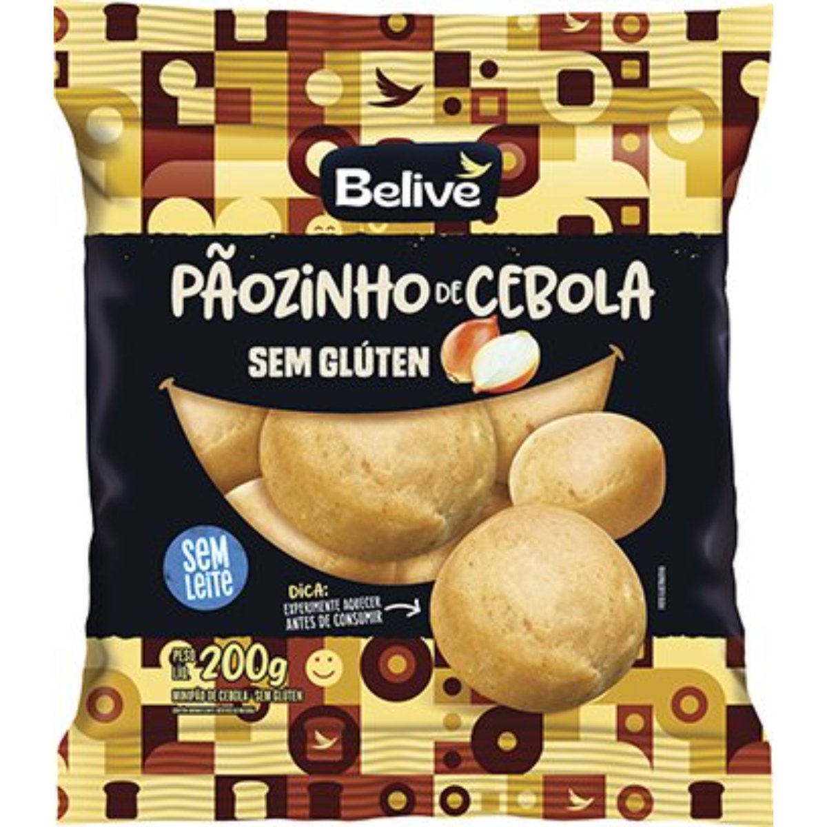 Pãozinho de Cebola Belive Sem gluten 200g