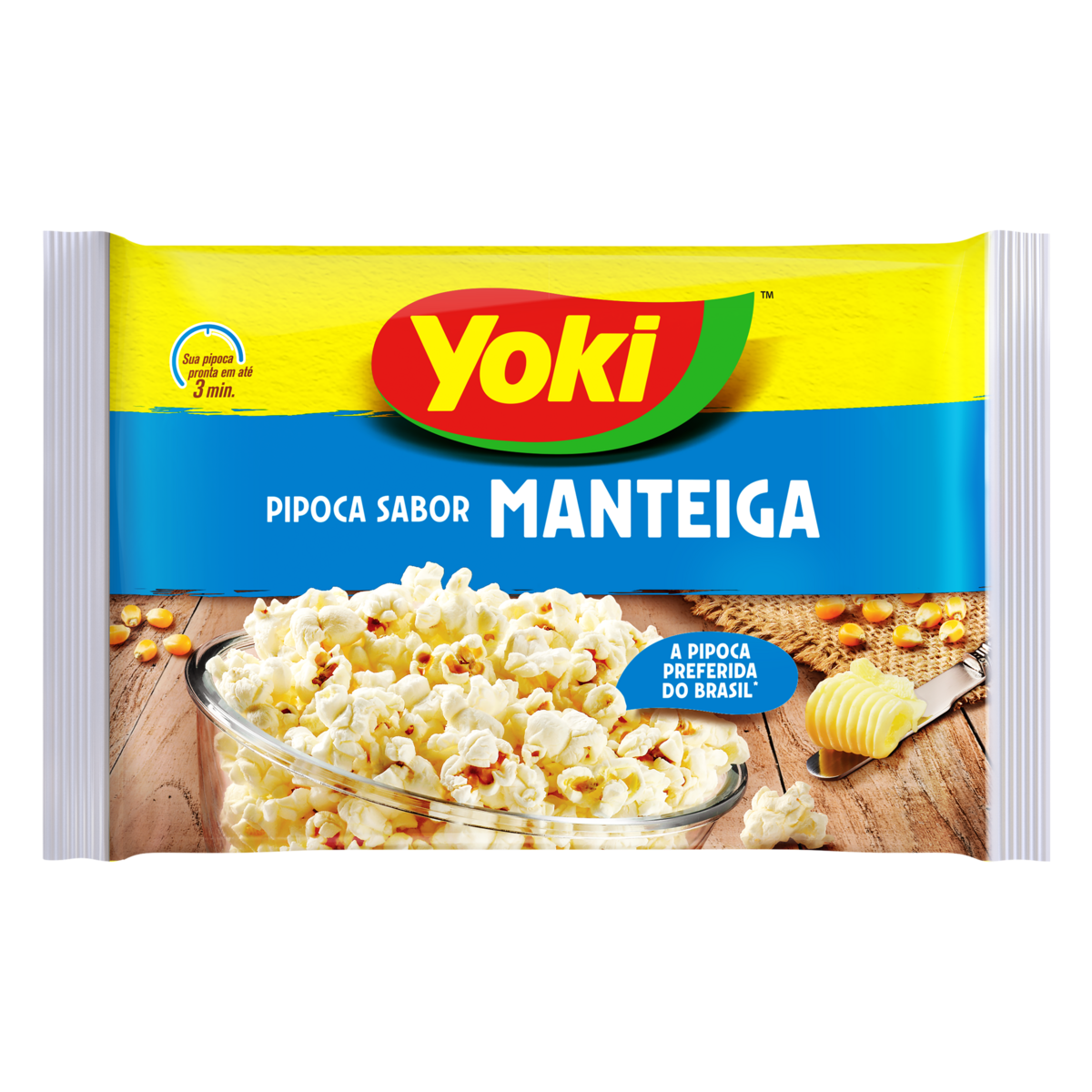 Pipoca para Microondas Manteiga YOKI 100g