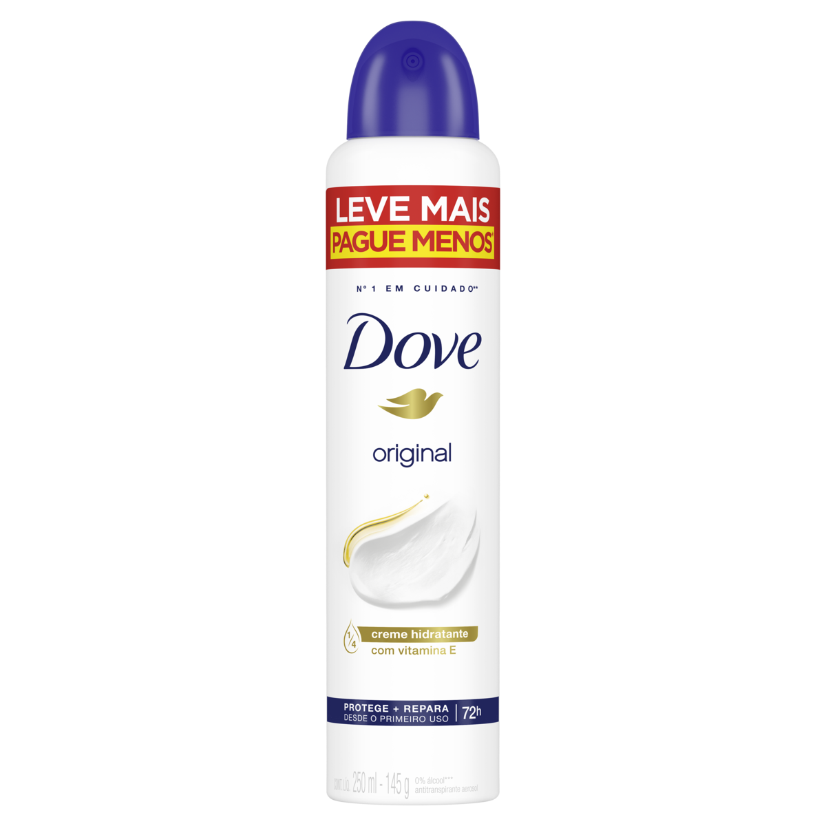 Desodorante Antitranspirante Aerosol Dove Original 250 Ml