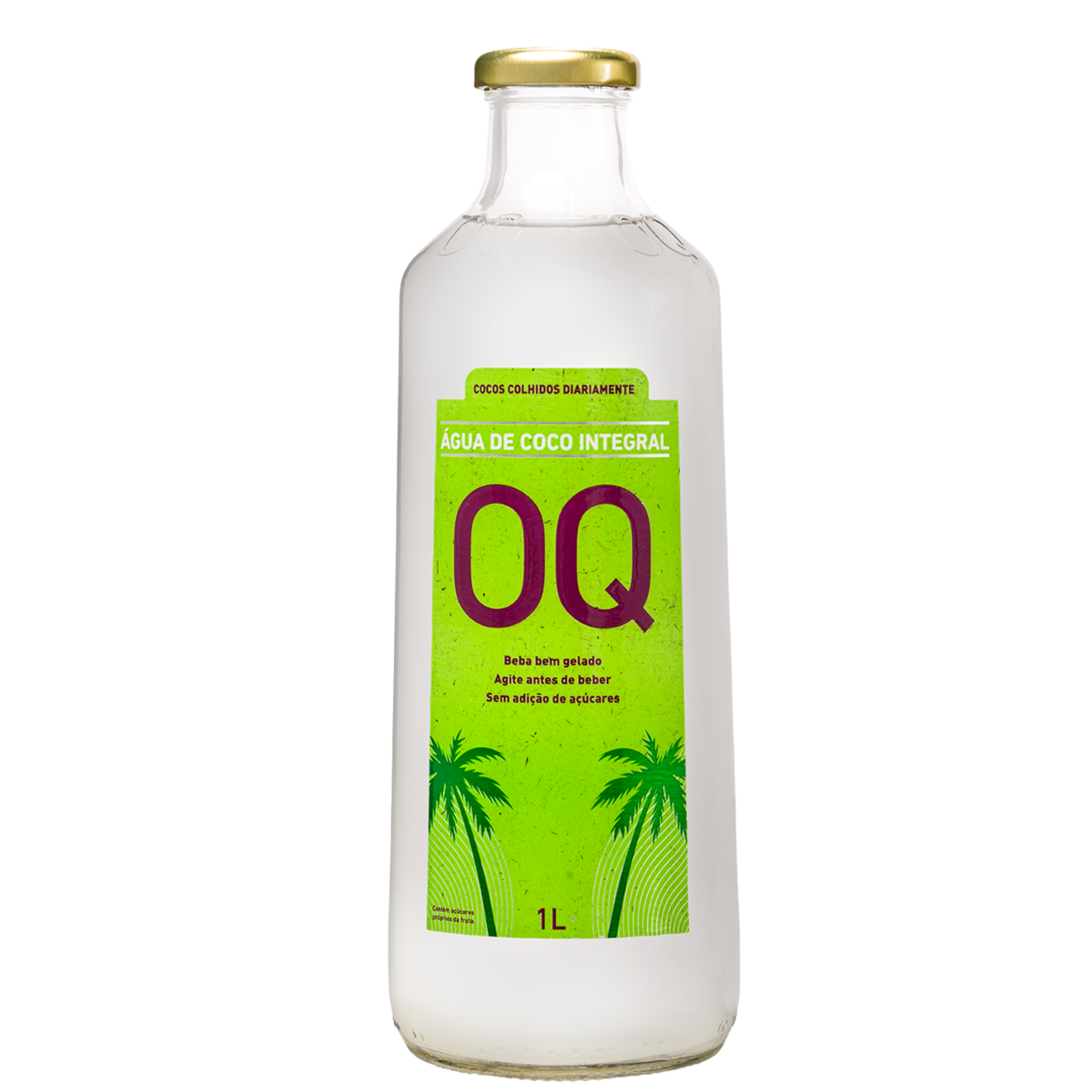 Água de Coco Integral OQ Garrafa 1l