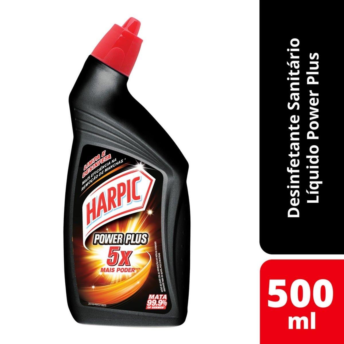 Desinfetante Uso Geral Harpic Power Plus Squeeze 500ml