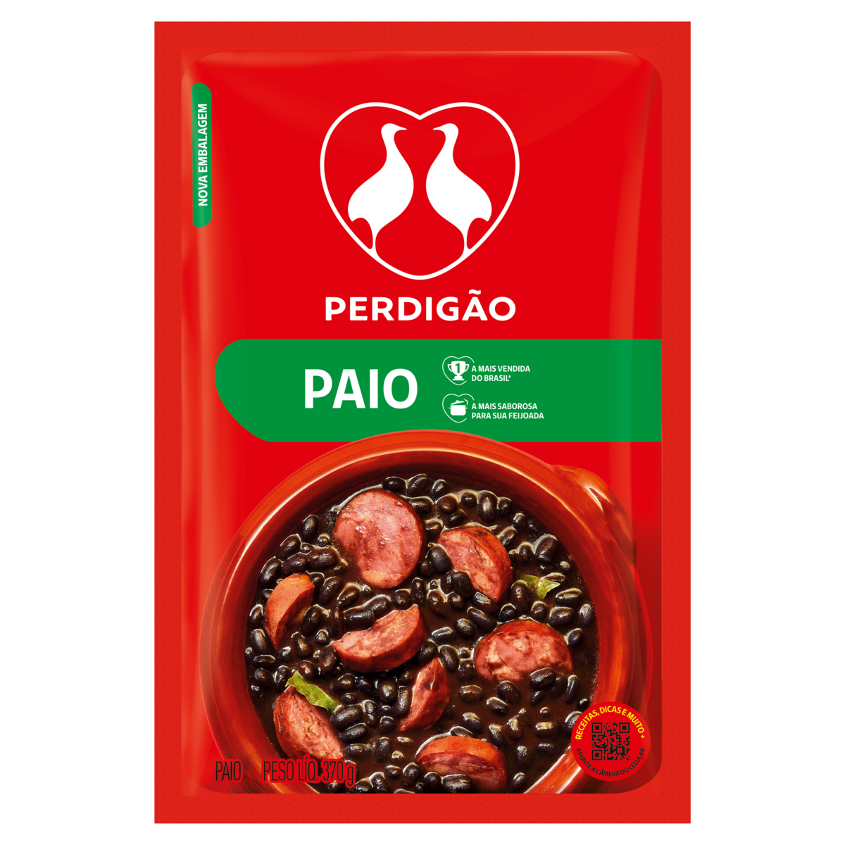 Linguiça Paio Defumada Perdigão 370g