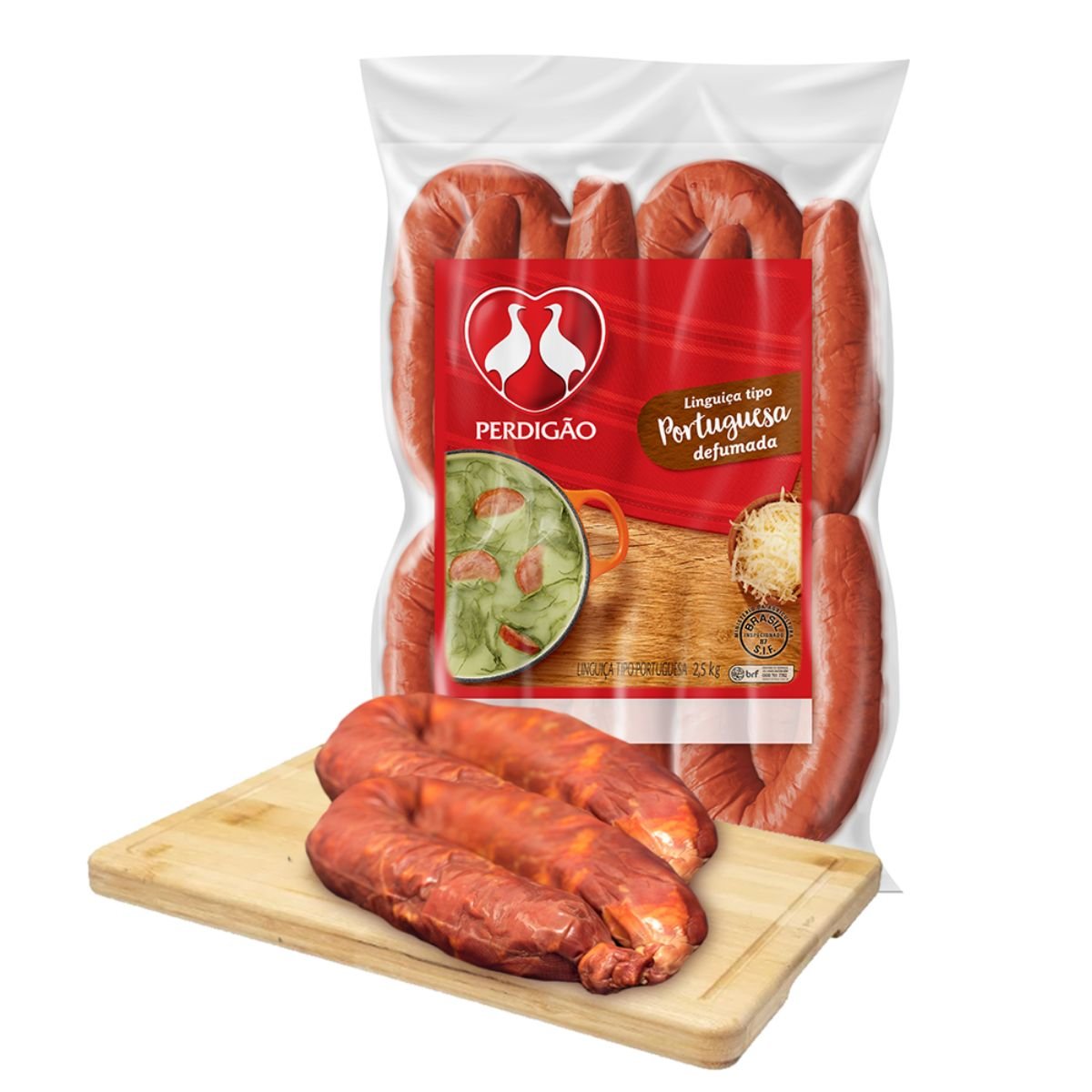Linguiça Portuguesa Defumada Perdigão 400g