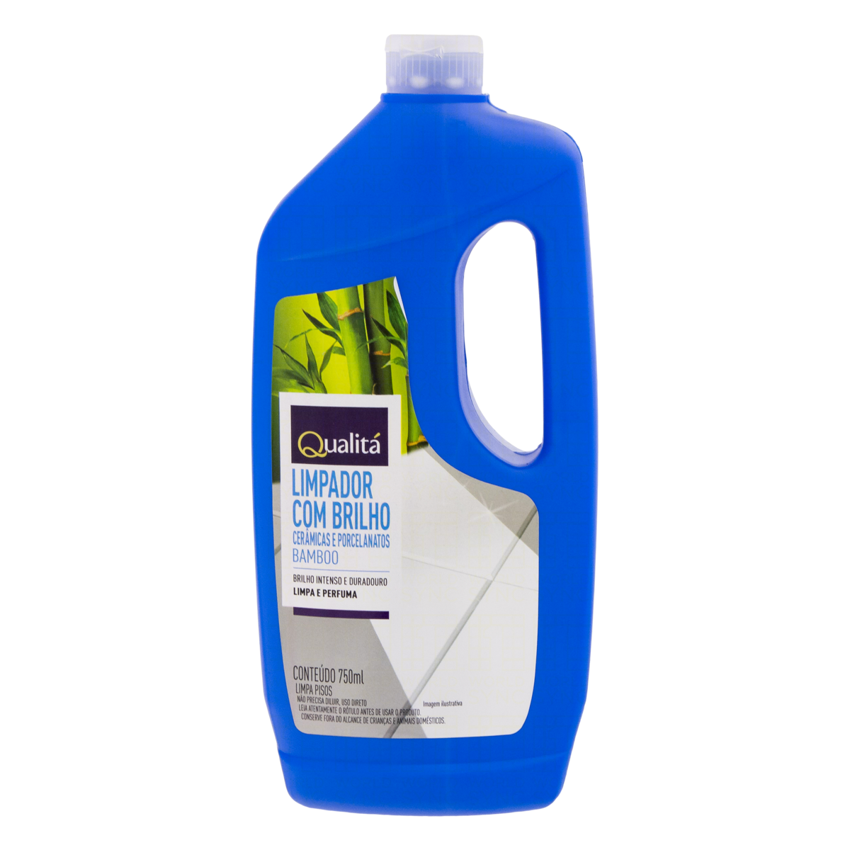 Limpador para Pisos Porcelanato e Cerâmica Bamboo Qualitá Squeeze 750ml