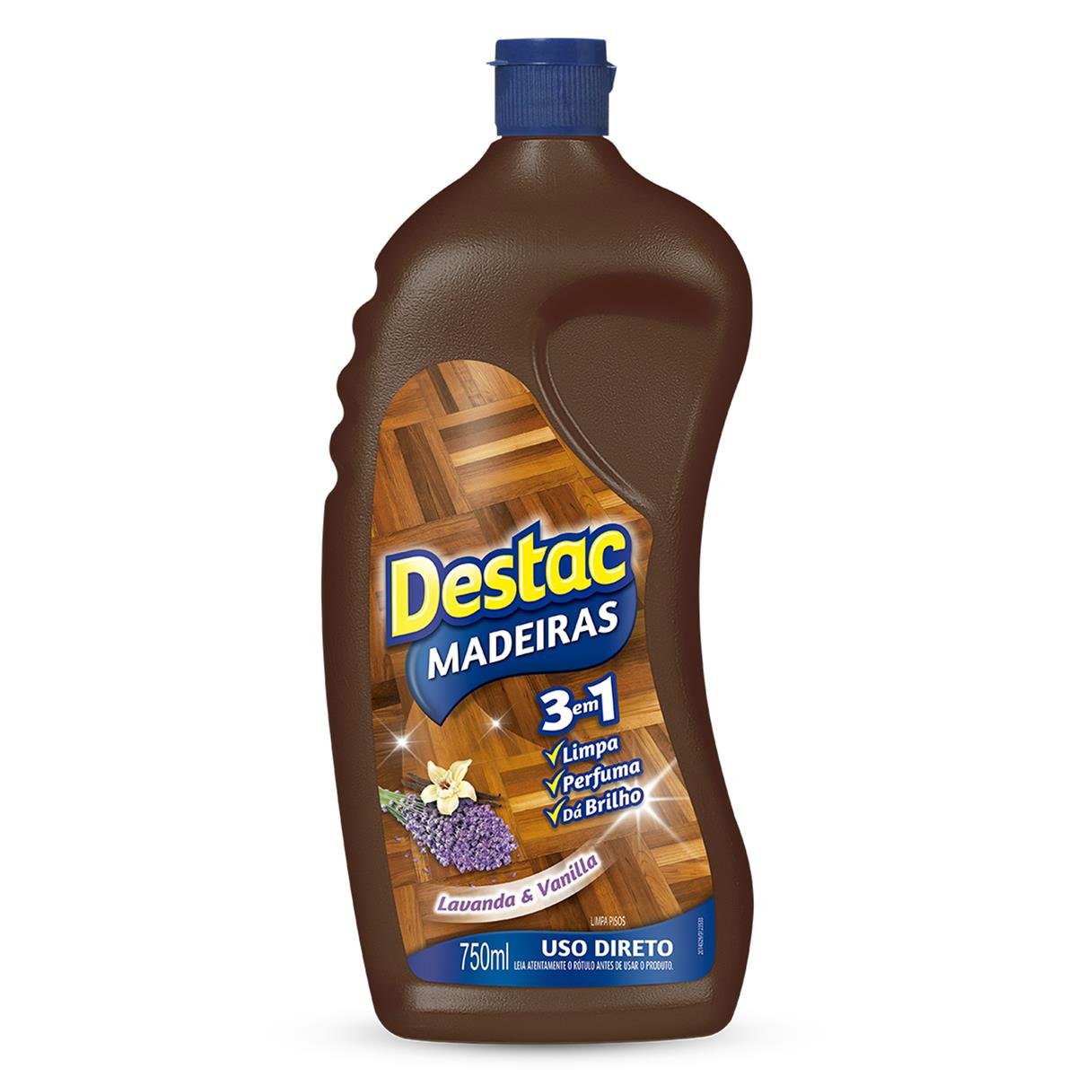 Limpador para Pisos de Madeira Lavanda & Vanilla Destac Squeeze 750ml