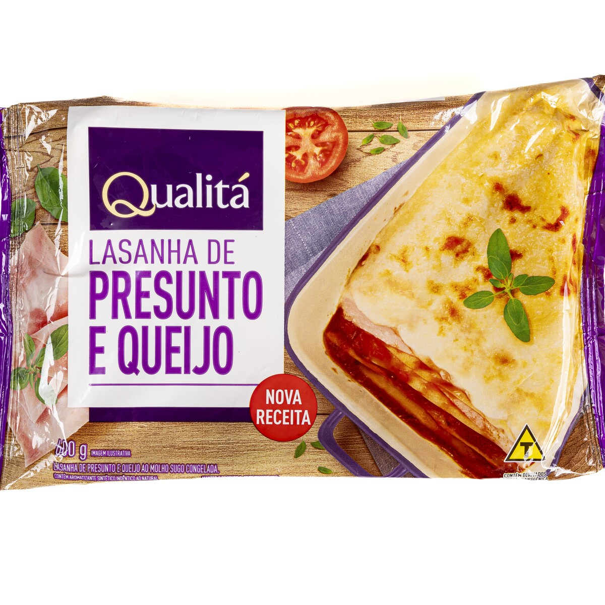 Lasanha Presunto e Queijo Qualitá Caixa 600g