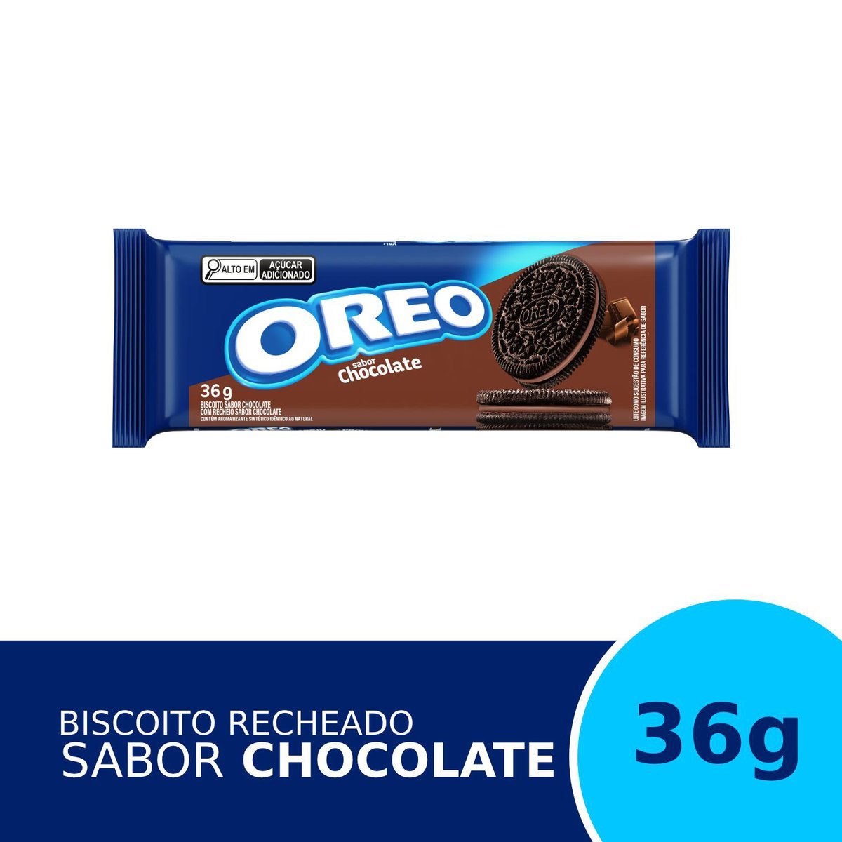 Biscoito OREO Recheado com Chocolate Pacote 36g